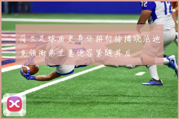 荷兰足球历史身价排行榜揭晓范迪克领衔弗兰基德容紧随其后